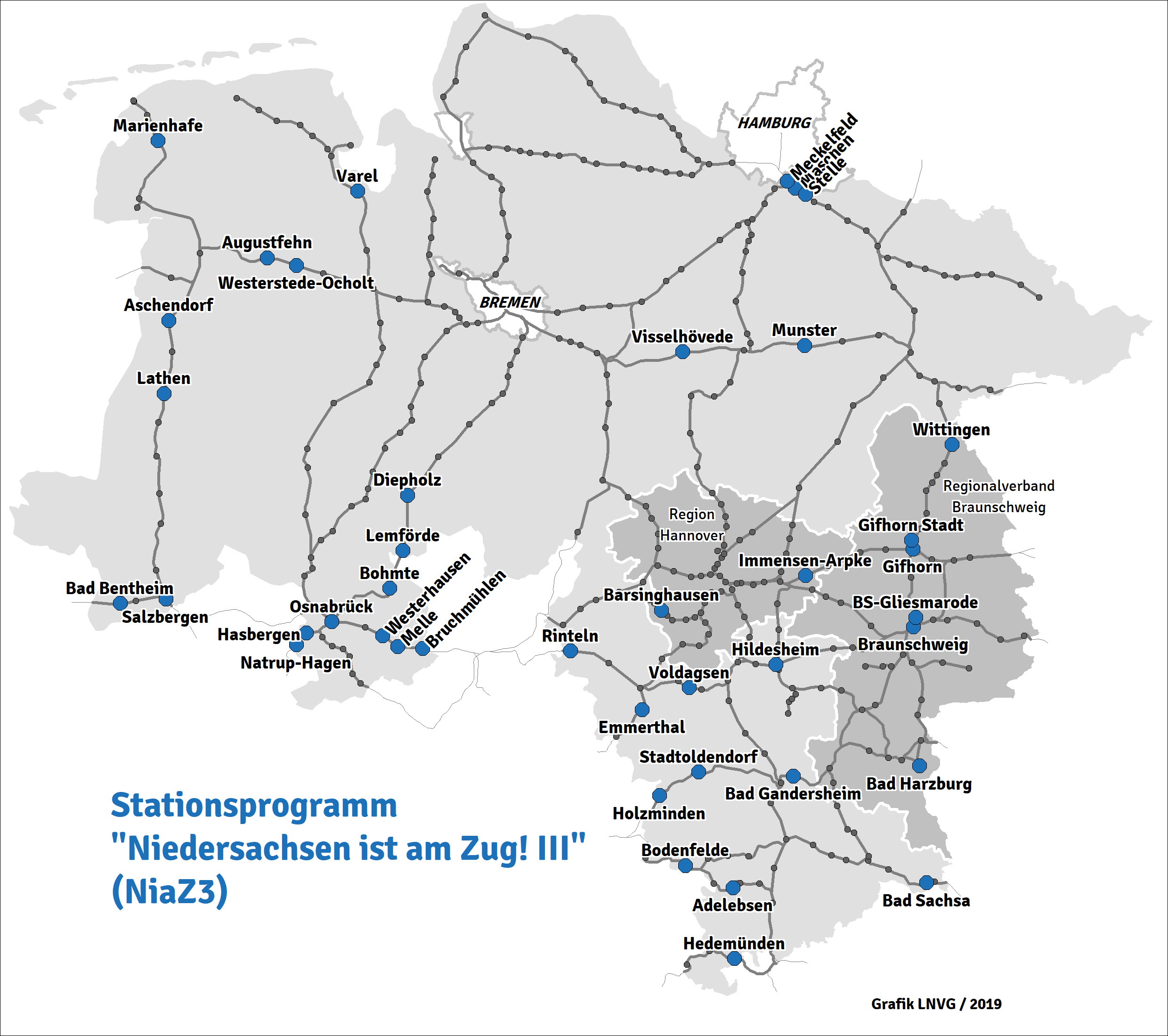 Stationsprogramm Niedersachsen ist am Zug III 