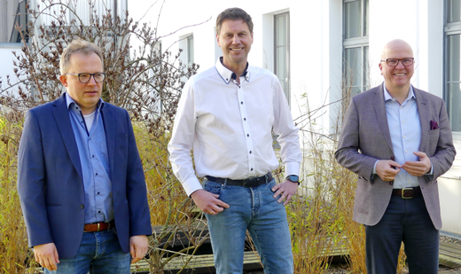 Drei neue LNVG-Bereichsleiter: Ralf Hoopmann, Oliver Cimander, Jörg Kiunke