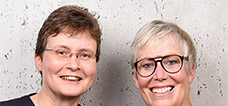 Die LNVG-Geschäftsführerinnen Carmen Schwabl und Susanne Haack